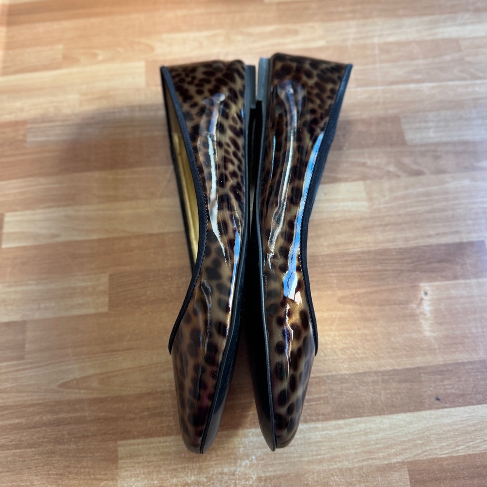 J.Crew Kelcey patent tortoise ballet flats.size 8 - Picture 10 of 14